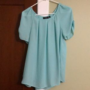 Light teal top